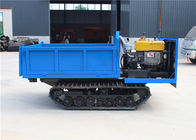 Цвет простой деятельности голубой тележка Dumper транспортера следа 2 тонн мини резиновая