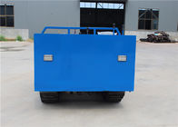 Цвет простой деятельности голубой тележка Dumper транспортера следа 2 тонн мини резиновая